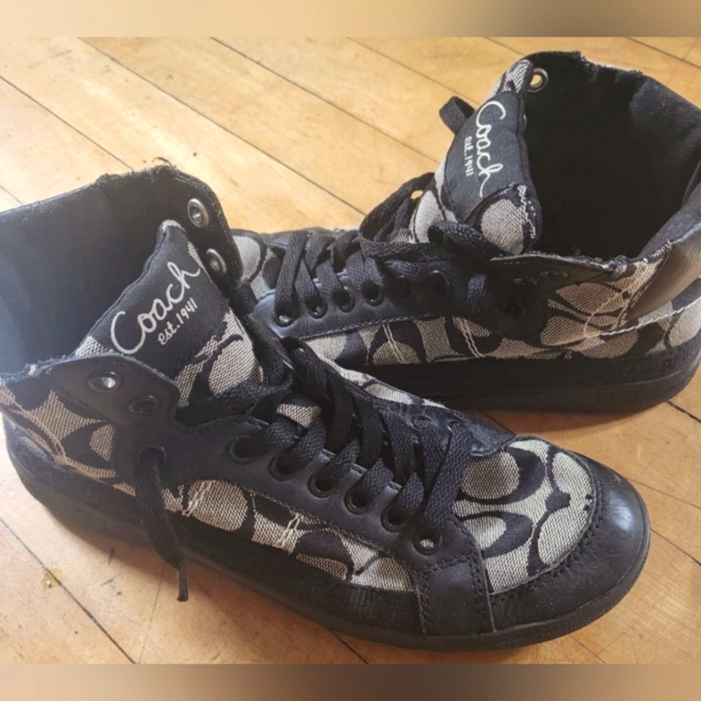 Womens Coach High Top Sneakers